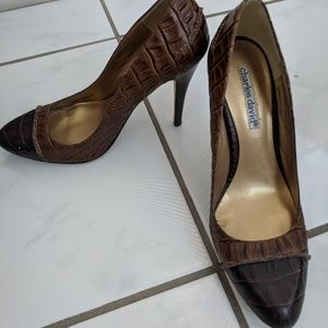 Charles david brown pumps